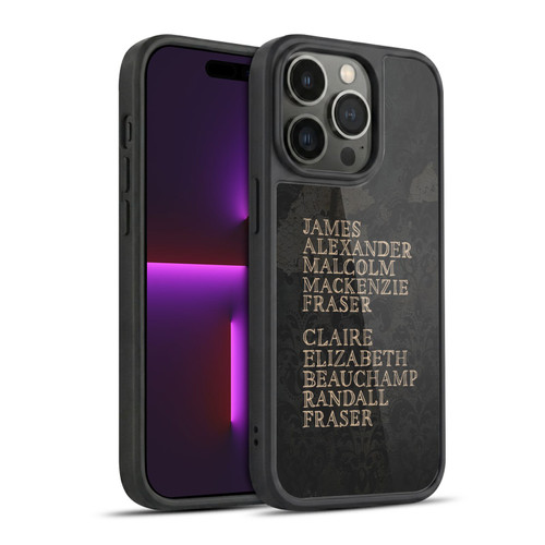 Outlander Graphics Names Gel Armour Case For Apple iPhone 14 Pro