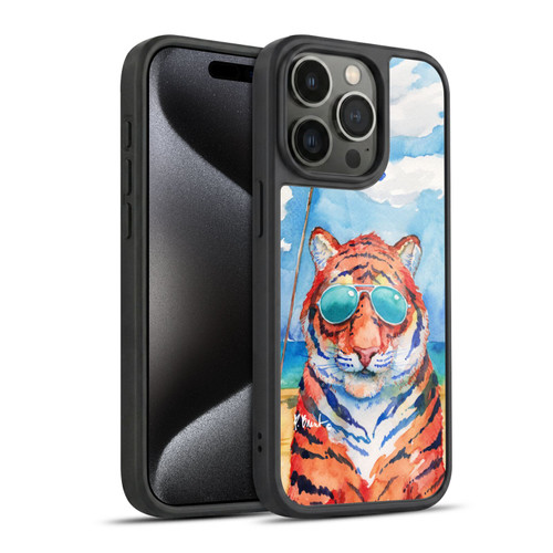 Paul Brent Animals Hip Shades Tiger Gel Armour Case For Apple iPhone 15 Pro