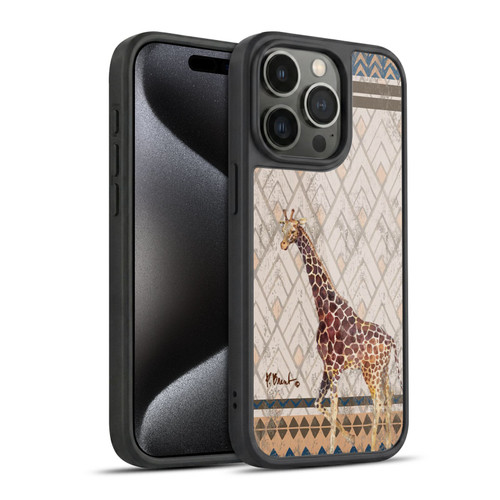 Paul Brent Animals Tribal Giraffe Gel Armour Case For Apple iPhone 15 Pro