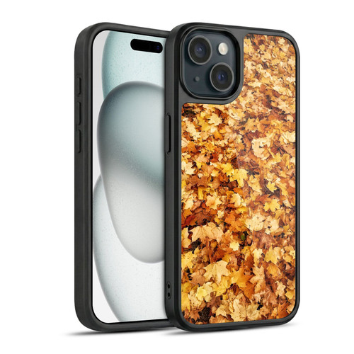 PLdesign Flowers And Leaves Fall Maple Gel Armour Case For Apple iPhone 15