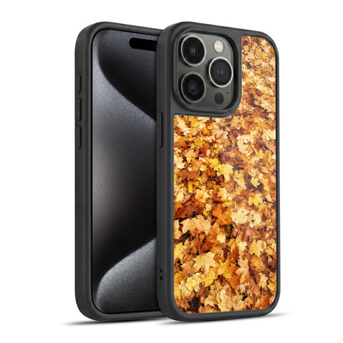 PLdesign Flowers And Leaves Fall Maple Gel Armour Case For Apple iPhone 15 Pro