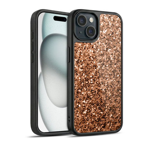 PLdesign Sparkle Prints Bronze Gel Armour Case For Apple iPhone 15