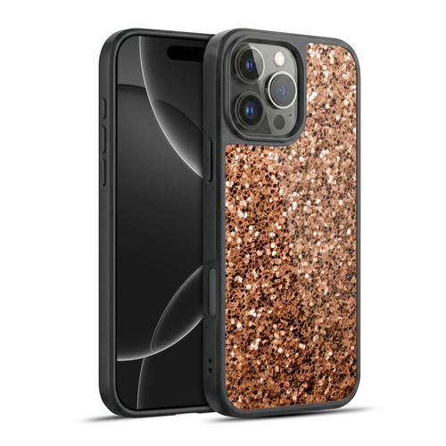 PLdesign Sparkle Prints Bronze Gel Armour Case For Apple iPhone 16 Pro Max