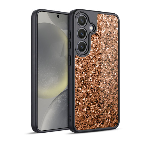 PLdesign Sparkle Prints Bronze Gel Armour Case For Samsung Galaxy S24 5G