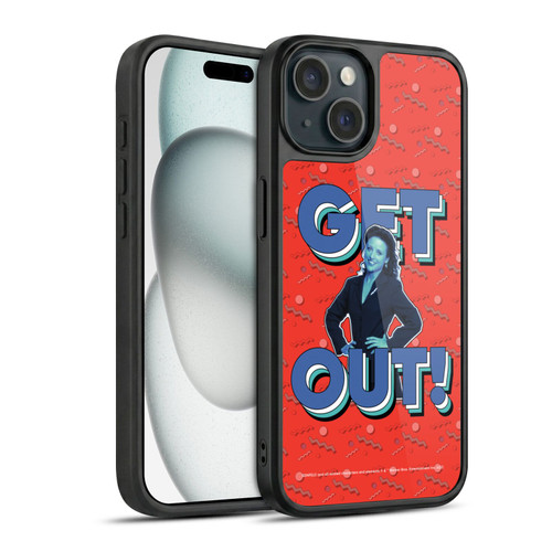 Seinfeld Graphics Get Out! Gel Armour Case For Apple iPhone 15