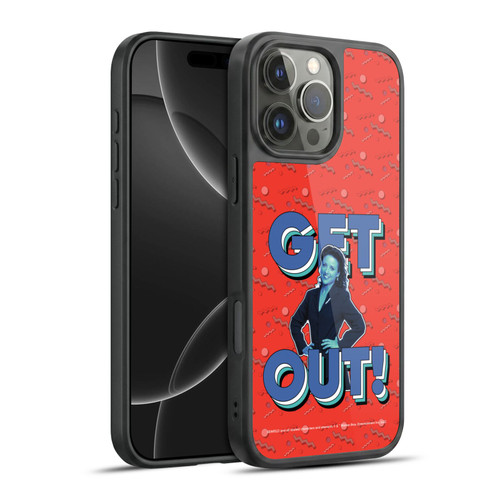 Seinfeld Graphics Get Out! Gel Armour Case For Apple iPhone 16 Pro Max
