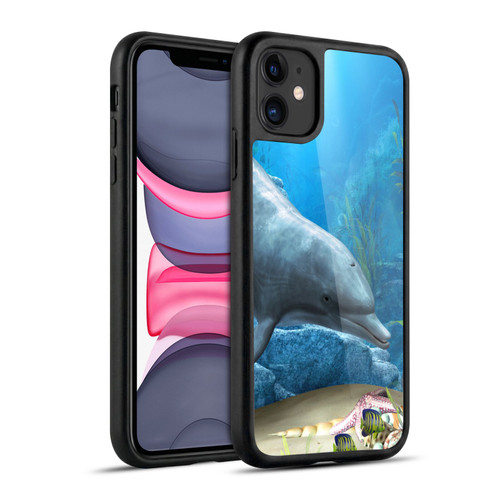 Simone Gatterwe Dolphins Dolphin World Gel Armour Case For Apple iPhone 11