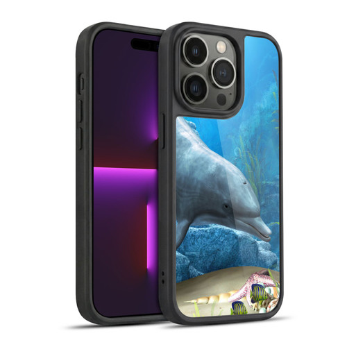 Simone Gatterwe Dolphins Dolphin World Gel Armour Case For Apple iPhone 14 Pro
