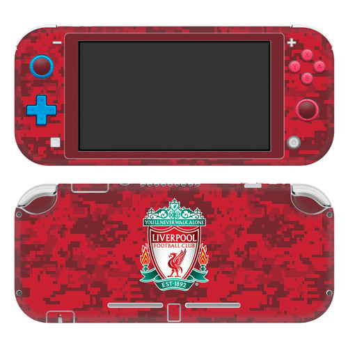 Liverpool Football Club Art Crest Red Camouflage Vinyl Sticker Skin Decal Cover for Nintendo Switch Lite