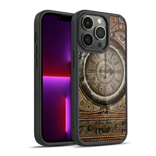 Simone Gatterwe Steampunk Grunge Clock Gel Armour Case For Apple iPhone 13 Pro