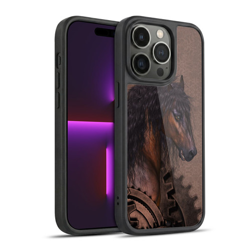 Simone Gatterwe Steampunk Horse Gel Armour Case For Apple iPhone 14 Pro