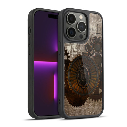 Simone Gatterwe Steampunk Letter Gel Armour Case For Apple iPhone 14 Pro