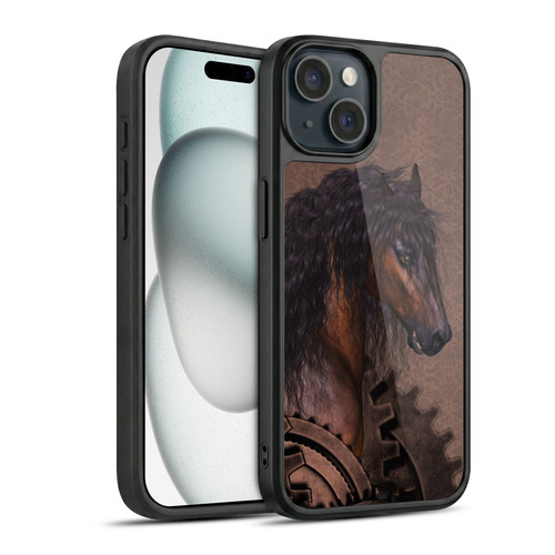 Simone Gatterwe Steampunk Horse Gel Armour Case For Apple iPhone 15