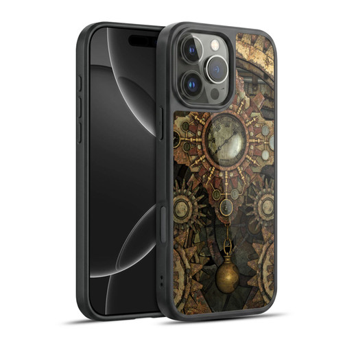 Simone Gatterwe Steampunk Rusty Vintage Gears Gel Armour Case For Apple iPhone 16 Pro Max