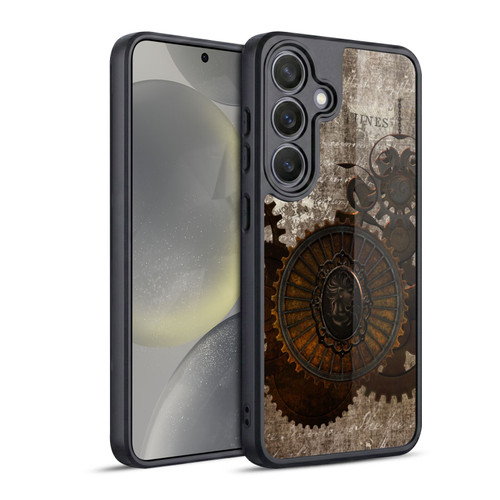 Simone Gatterwe Steampunk Letter Gel Armour Case For Samsung Galaxy S24 5G