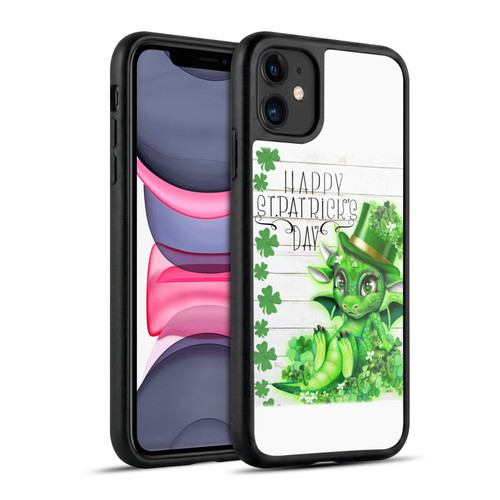 Sheena Pike Holiday St. Patrick Day Clover Dragon Gel Armour Case For Apple iPhone 11