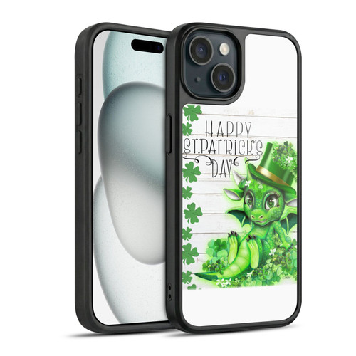Sheena Pike Holiday St. Patrick Day Clover Dragon Gel Armour Case For Apple iPhone 15