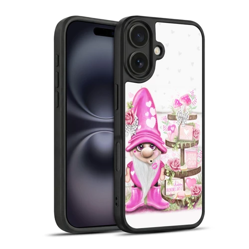 Sheena Pike Holiday Pink Valentine Gnome Gel Armour Case For Apple iPhone 16
