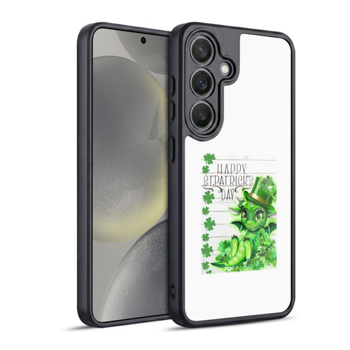 Sheena Pike Holiday St. Patrick Day Clover Dragon Gel Armour Case For Samsung Galaxy S24 5G
