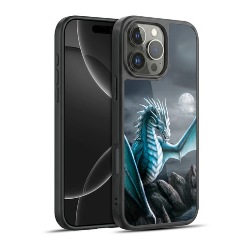 Sarah Richter Fantasy Creatures Blue Water Dragon Gel Armour Case For Apple iPhone 16 Pro Max