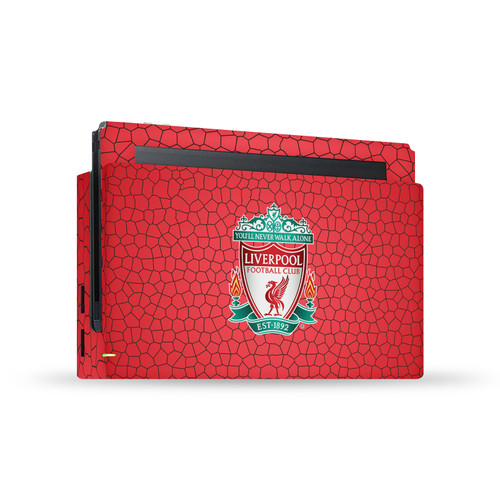 Liverpool Football Club Art Crest Red Mosaic Vinyl Sticker Skin Decal Cover for Nintendo Switch Console & Dock