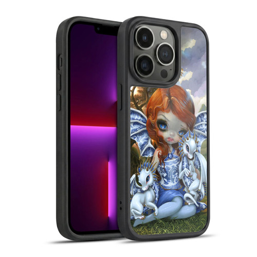 Strangeling Dragon Blue Willow Fairy Gel Armour Case For Apple iPhone 13 Pro