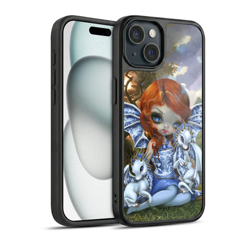 Strangeling Dragon Blue Willow Fairy Gel Armour Case For Apple iPhone 15