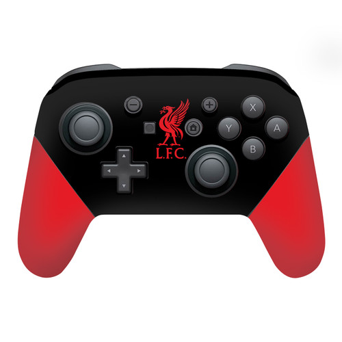Liverpool Football Club Art Liver Bird Red On Black Vinyl Sticker Skin Decal Cover for Nintendo Switch Pro Controller