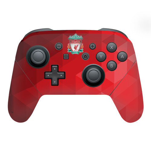 Liverpool Football Club Art Crest Red Geometric Vinyl Sticker Skin Decal Cover for Nintendo Switch Pro Controller