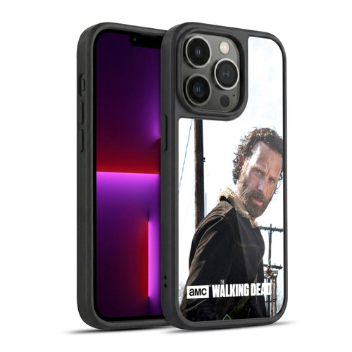 AMC The Walking Dead Filtered Characters Rick Gun Gel Armour Case For Apple iPhone 13 Pro