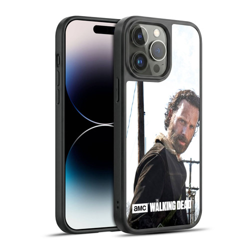 AMC The Walking Dead Filtered Characters Rick Gun Gel Armour Case For Apple iPhone 14 Pro Max