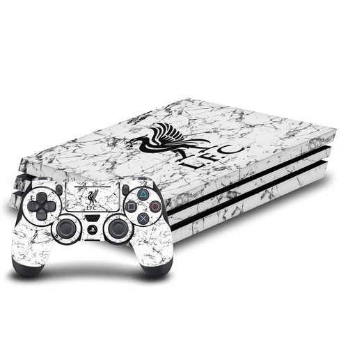 Liverpool Football Club Art Black Liver Bird Marble Vinyl Sticker Skin Decal Cover for Sony PS4 Pro Bundle
