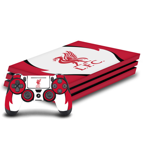 Liverpool Football Club Art Side Details Vinyl Sticker Skin Decal Cover for Sony PS4 Pro Bundle