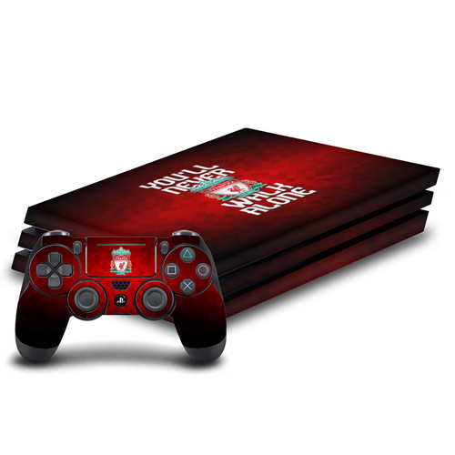 Liverpool Football Club Art YNWA Vinyl Sticker Skin Decal Cover for Sony PS4 Pro Bundle