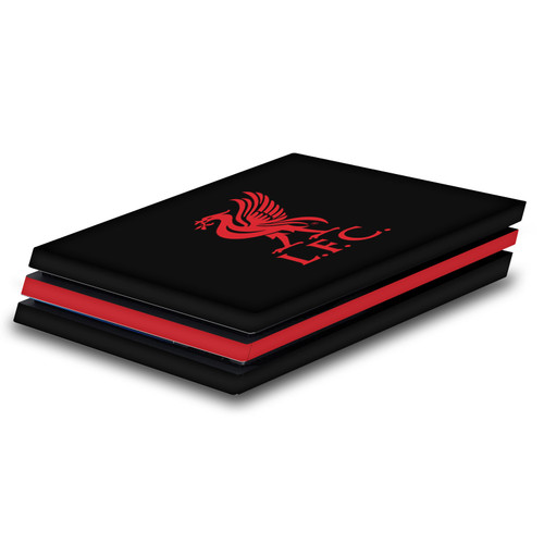 Liverpool Football Club Art Liver Bird Red On Black Vinyl Sticker Skin Decal Cover for Sony PS4 Pro Console