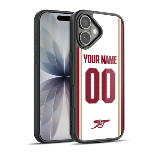 Custom Customised Personalised Arsenal FC 2025/26 Kit Third Gel Armour Case For Apple iPhone 17