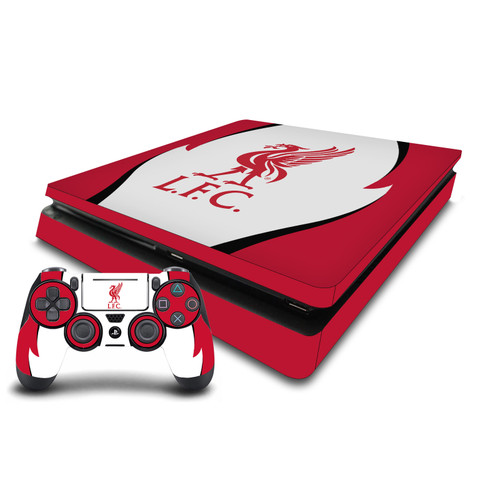 Liverpool Football Club Art Side Details Vinyl Sticker Skin Decal Cover for Sony PS4 Slim Console & Controller