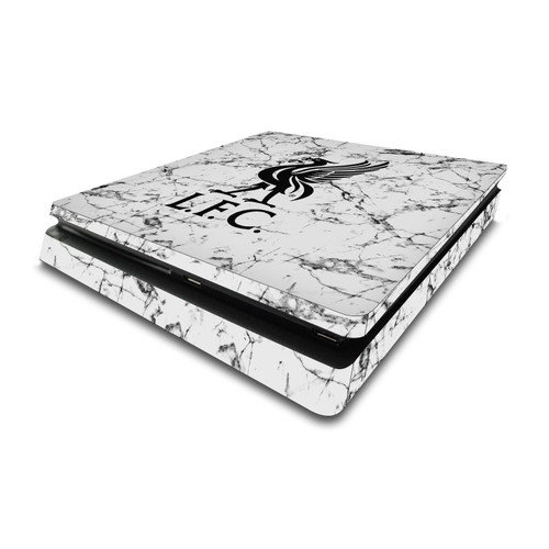 Liverpool Football Club Art Black Liver Bird Marble Vinyl Sticker Skin Decal Cover for Sony PS4 Slim Console