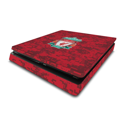 Liverpool Football Club Art Crest Red Camouflage Vinyl Sticker Skin Decal Cover for Sony PS4 Slim Console