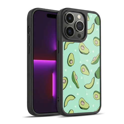 Andrea Lauren Design Food Pattern Avocado Gel Armour Case For Apple iPhone 14 Pro