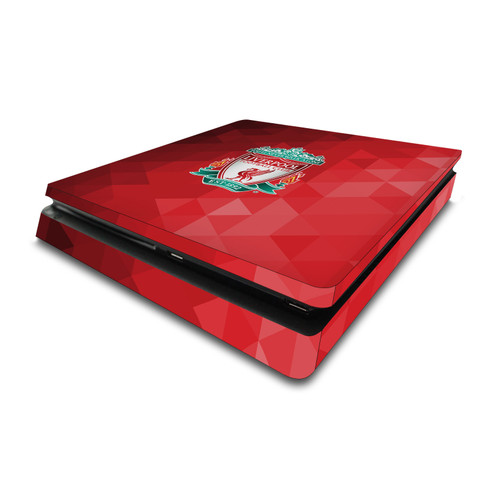 Liverpool Football Club Art Crest Red Geometric Vinyl Sticker Skin Decal Cover for Sony PS4 Slim Console