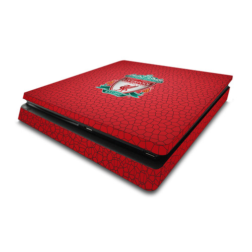 Liverpool Football Club Art Crest Red Mosaic Vinyl Sticker Skin Decal Cover for Sony PS4 Slim Console