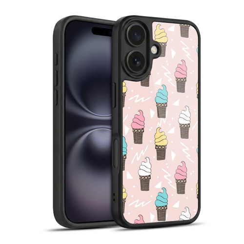Andrea Lauren Design Food Pattern Ice Cream Gel Armour Case For Apple iPhone 16