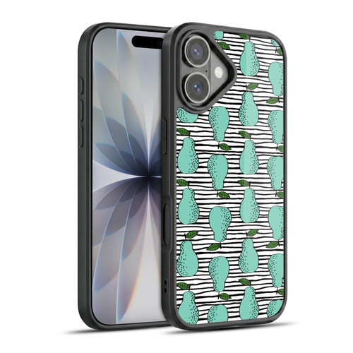 Andrea Lauren Design Food Pattern Pear Gel Armour Case For Apple iPhone 17