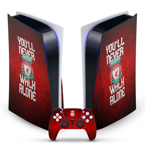 Liverpool Football Club Art YNWA Vinyl Sticker Skin Decal Cover for Sony PS5 Disc Edition Bundle