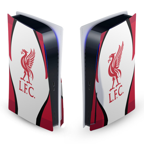 Liverpool Football Club Art Side Details Vinyl Sticker Skin Decal Cover for Sony PS5 Disc Edition Console