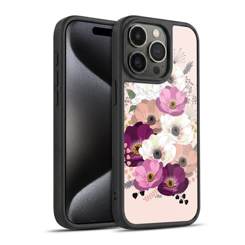 Anis Illustration Flowers Bouquet 1 Gel Armour Case For Apple iPhone 15 Pro