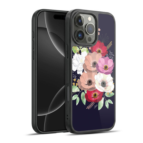 Anis Illustration Flowers Bouquet 2 Gel Armour Case For Apple iPhone 16 Pro Max