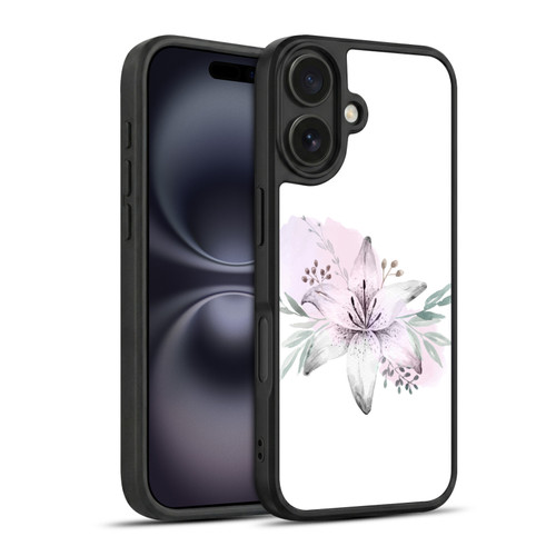 Anis Illustration Floral Pattern Lilium Flower Gel Armour Case For Apple iPhone 16