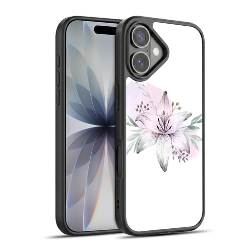 Anis Illustration Floral Pattern Lilium Flower Gel Armour Case For Apple iPhone 17